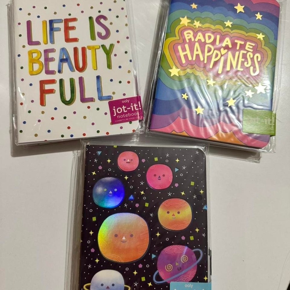 New OOLY Joy It Down Notebooks Bundle (3pk)
